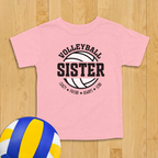 Volleyball Sister Toddler Shirt