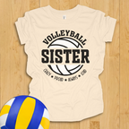 Volleyball Sister Youth Shirt