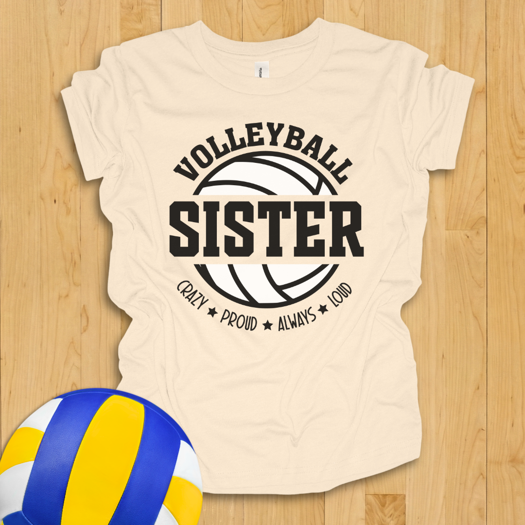 Volleyball Sister Youth Shirt