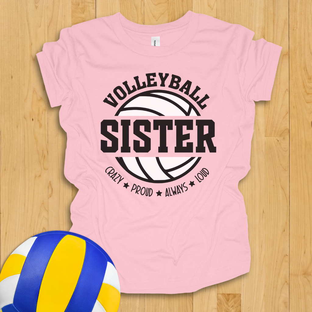 Volleyball Sister Youth Shirt