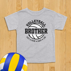 Volleyball Brother Toddler Shirt