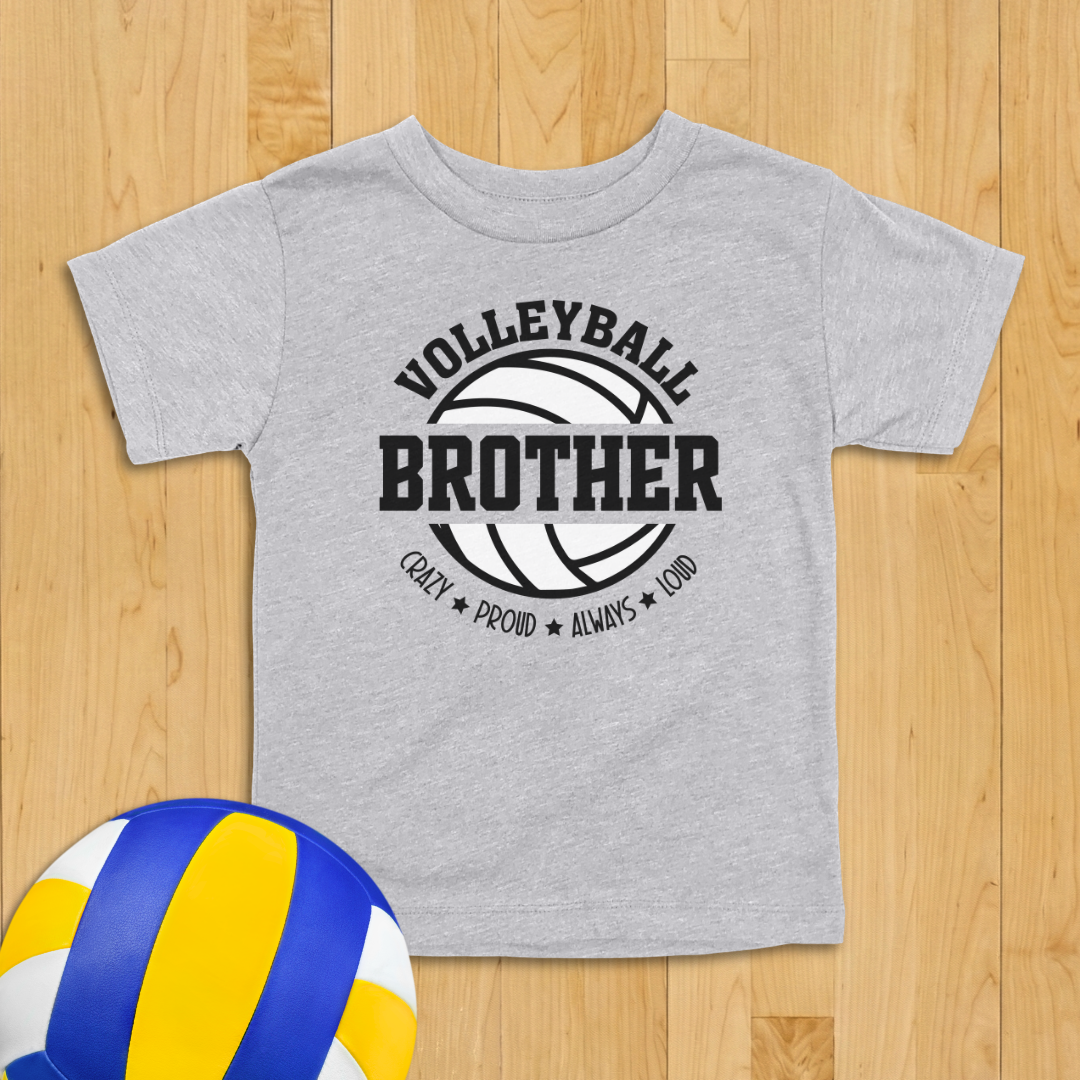 Volleyball Brother Toddler Shirt