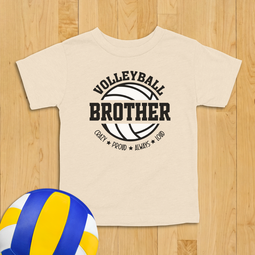 Volleyball Brother Toddler Shirt