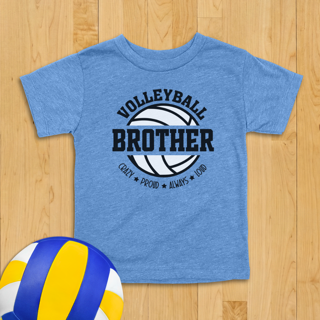 Volleyball Brother Toddler Shirt