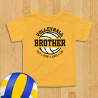 Volleyball Brother Toddler Shirt